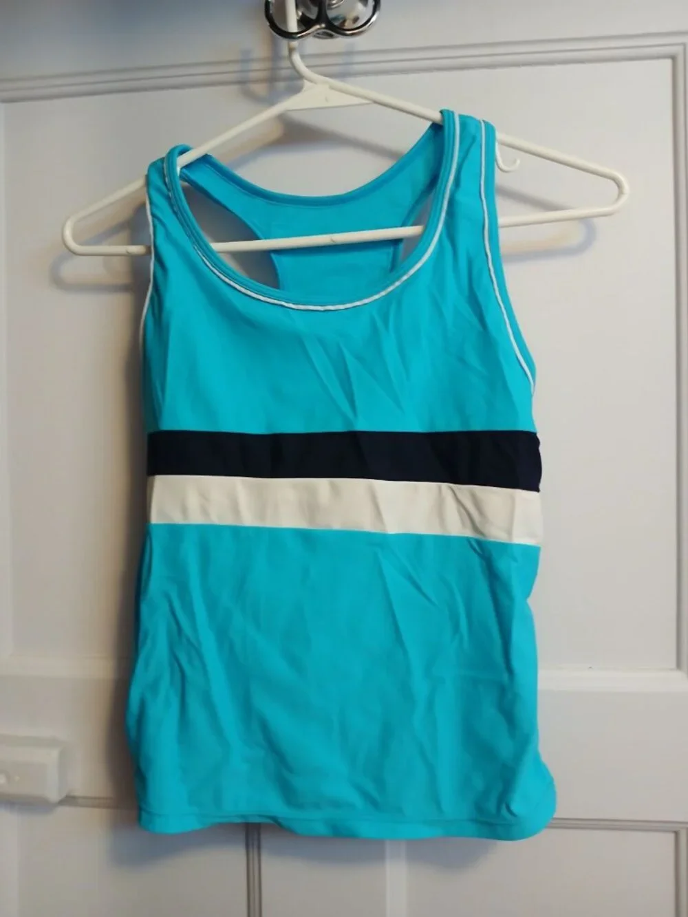 Whince Girls 5XL Blue Swim Suit Top